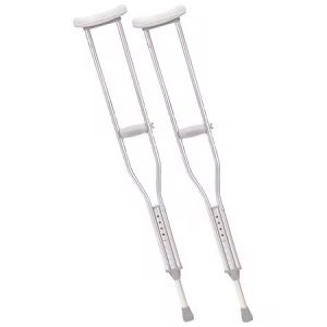 Drive Medical Walking Crutches with Underarm Pad and Handgrip Adult, 1.0 pr