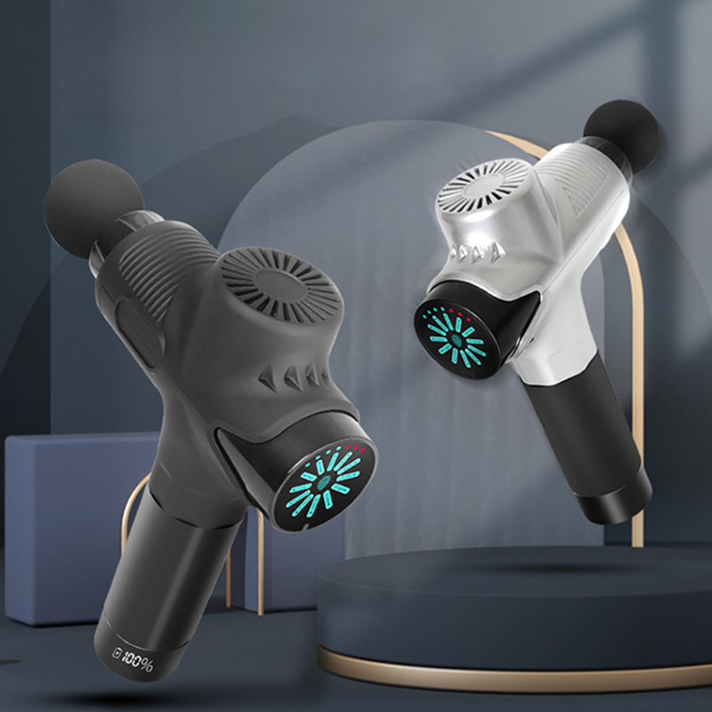 Best Handheld Deep Tissue Muscle Gun Massager with LCD Display Heat Vibrator & Mat Heads for Body Application - Image 3